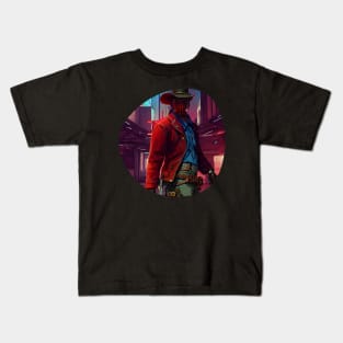 Red Dead Redemption 2 in Cyberpunk 2077 Gifts ideas Kids T-Shirt